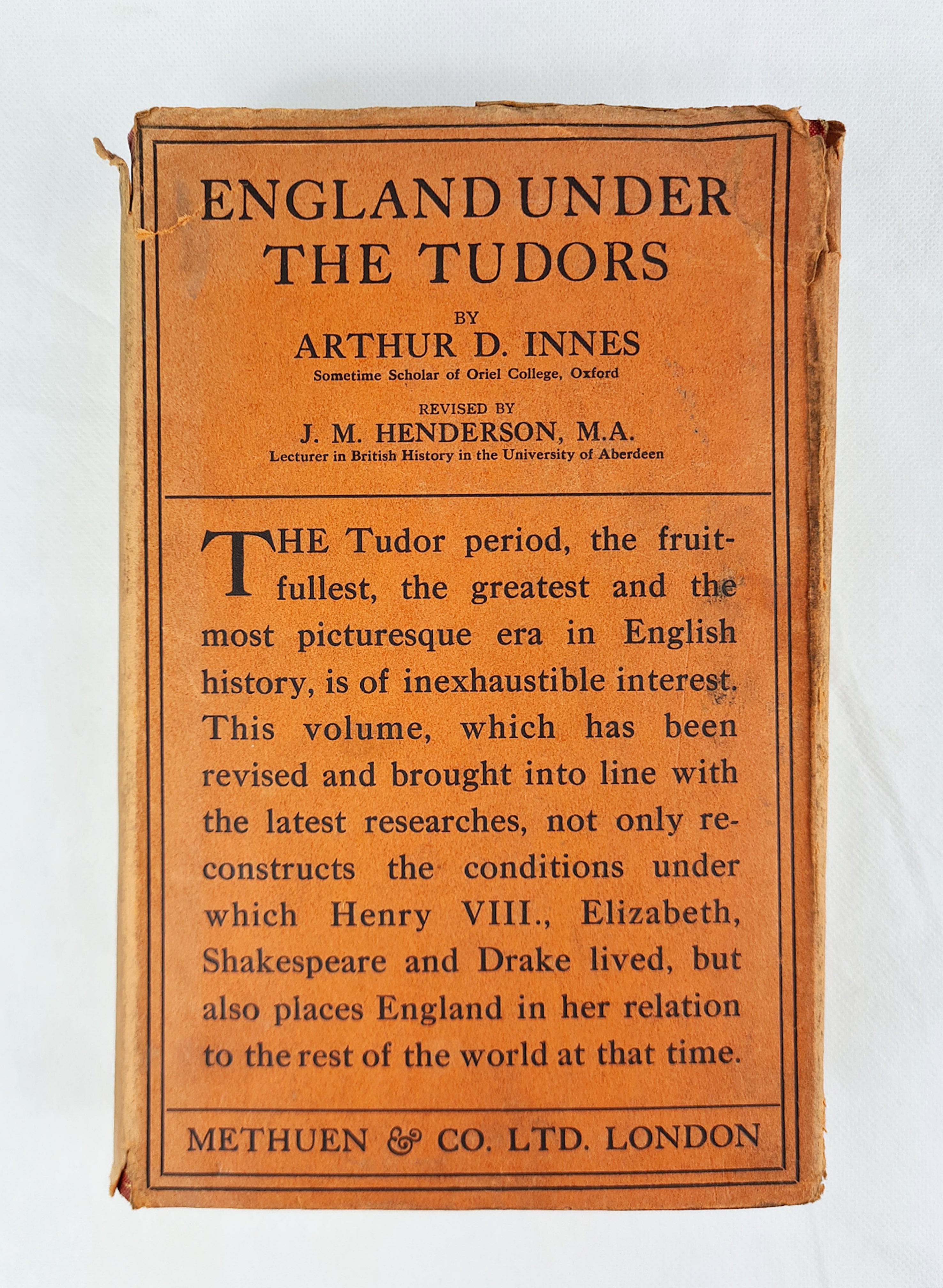 England Under The Tudors By Arthur D. Innes thevintagebookcompany