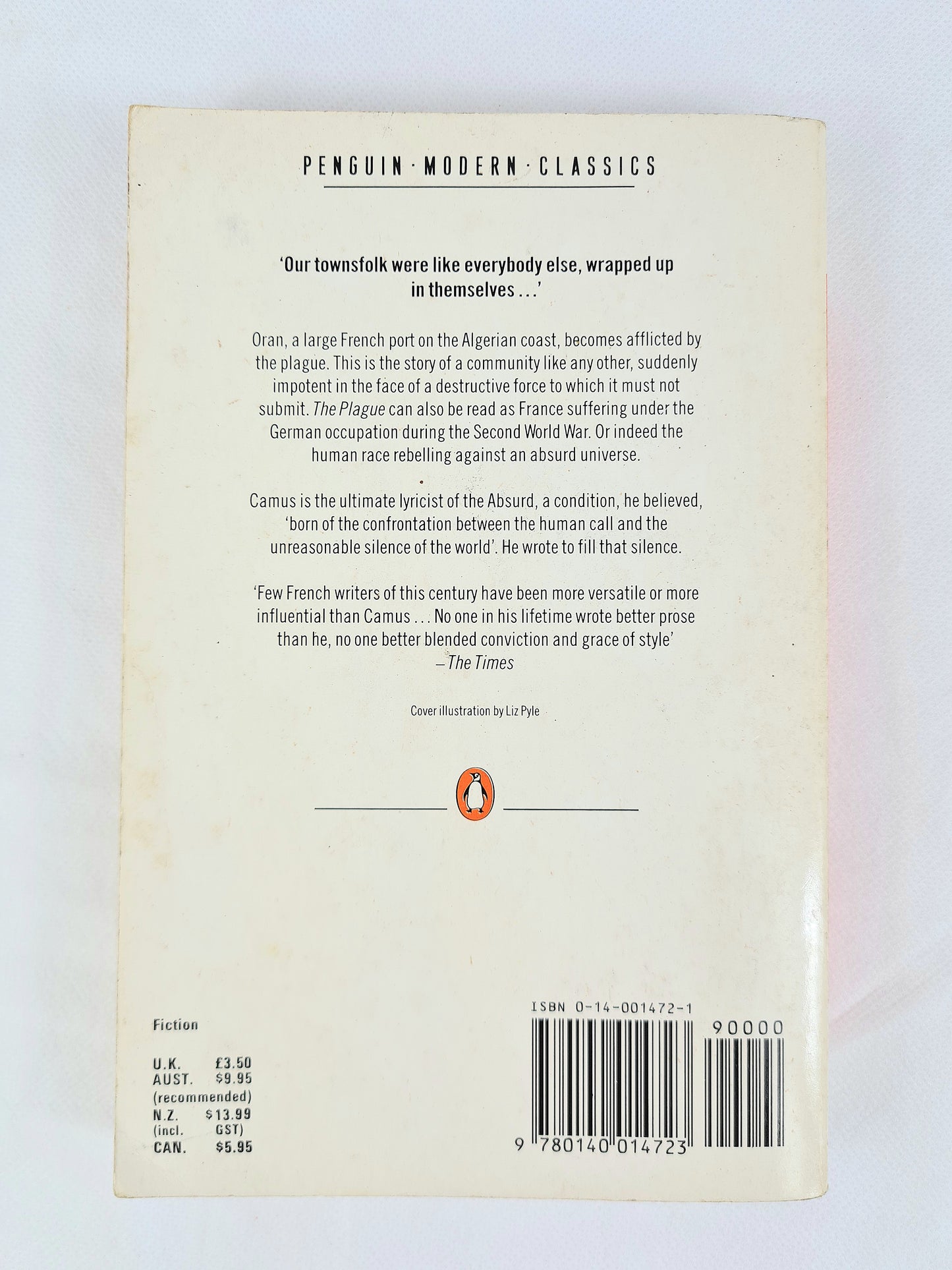 The Plague by Albert Camus. Penguin Modern Classics