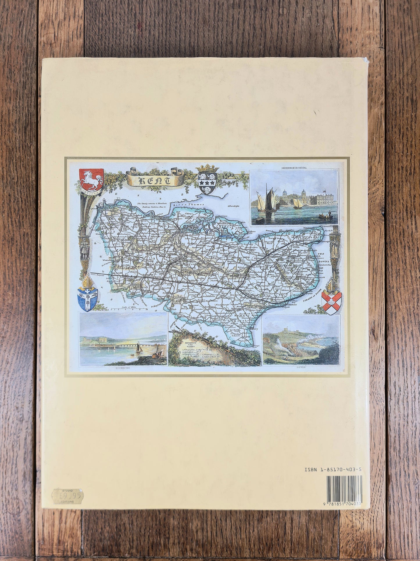 The County Maps Of Old England. Large coffee table book