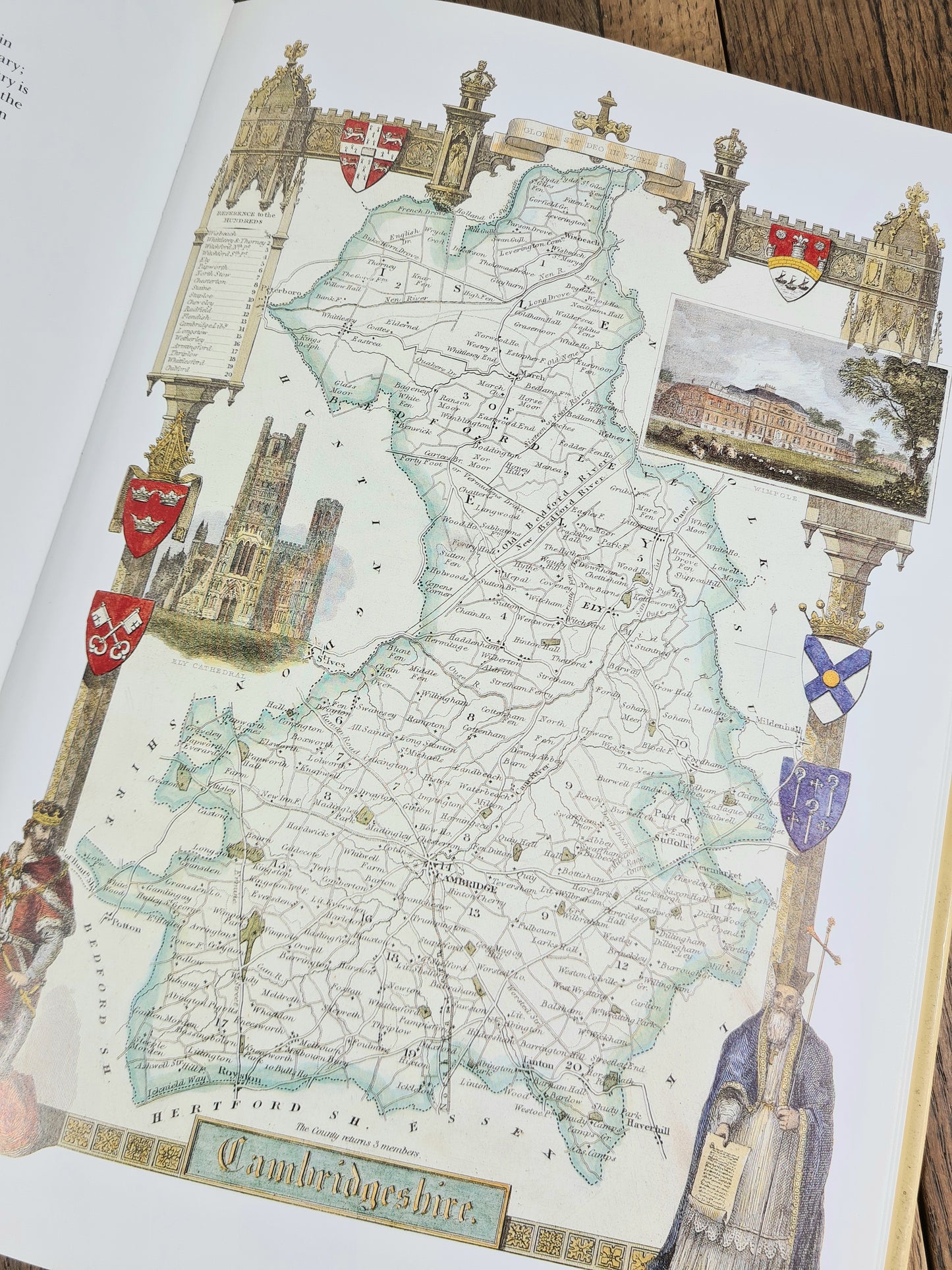 The County Maps Of Old England. Large coffee table book