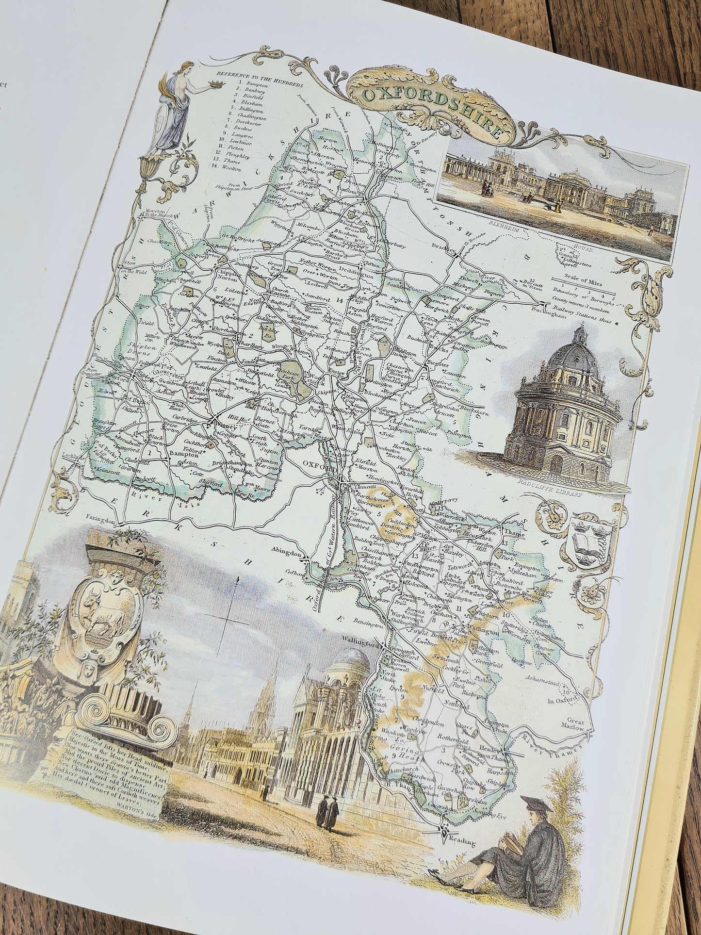 The County Maps Of Old England. Large coffee table book