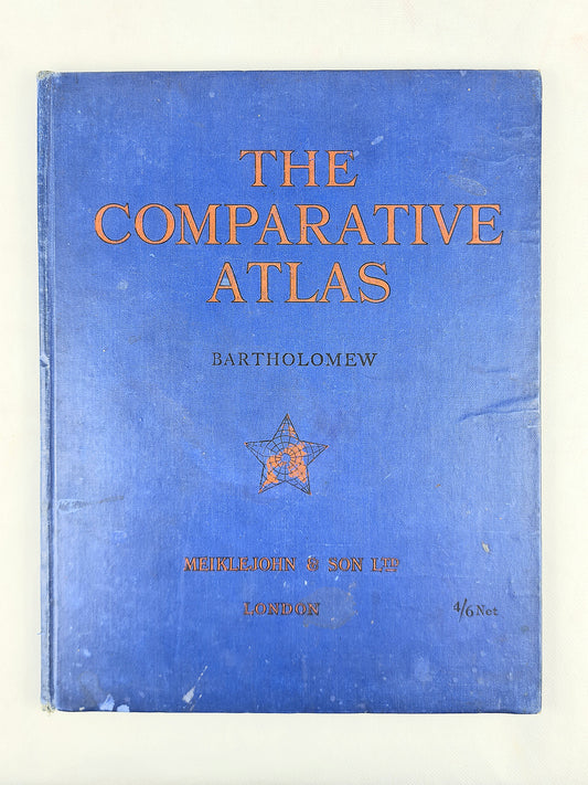 Antique world atlas 