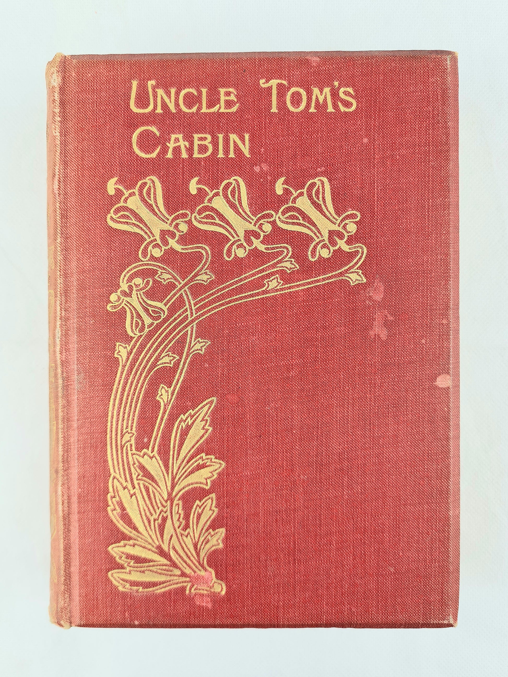 Uncle Tom's Cabin by Harriet Beecher Stowe. Antique book 