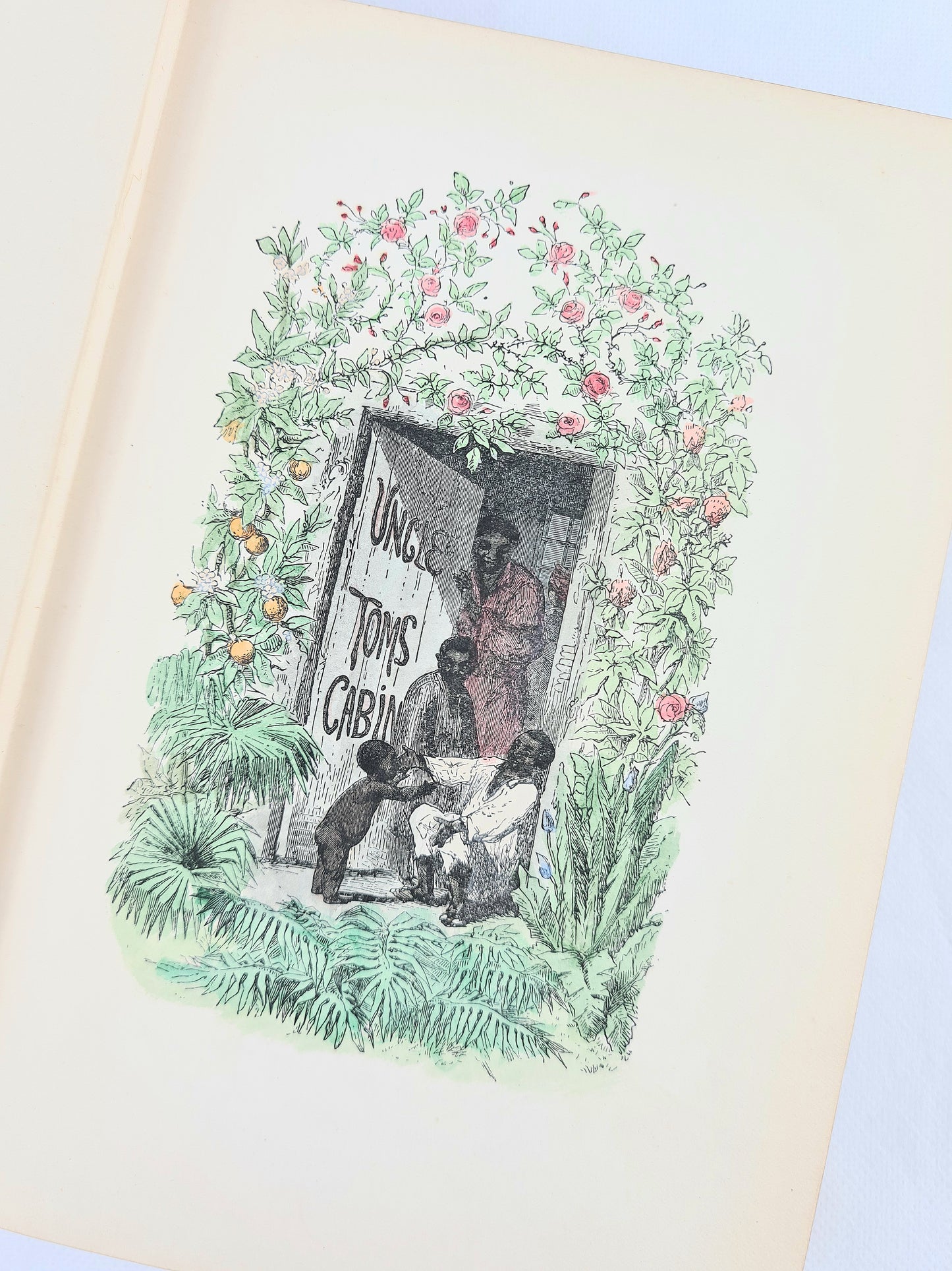 Uncle Tom's Cabin by Harriet Beecher Stowe. Illustrated antique book 1904