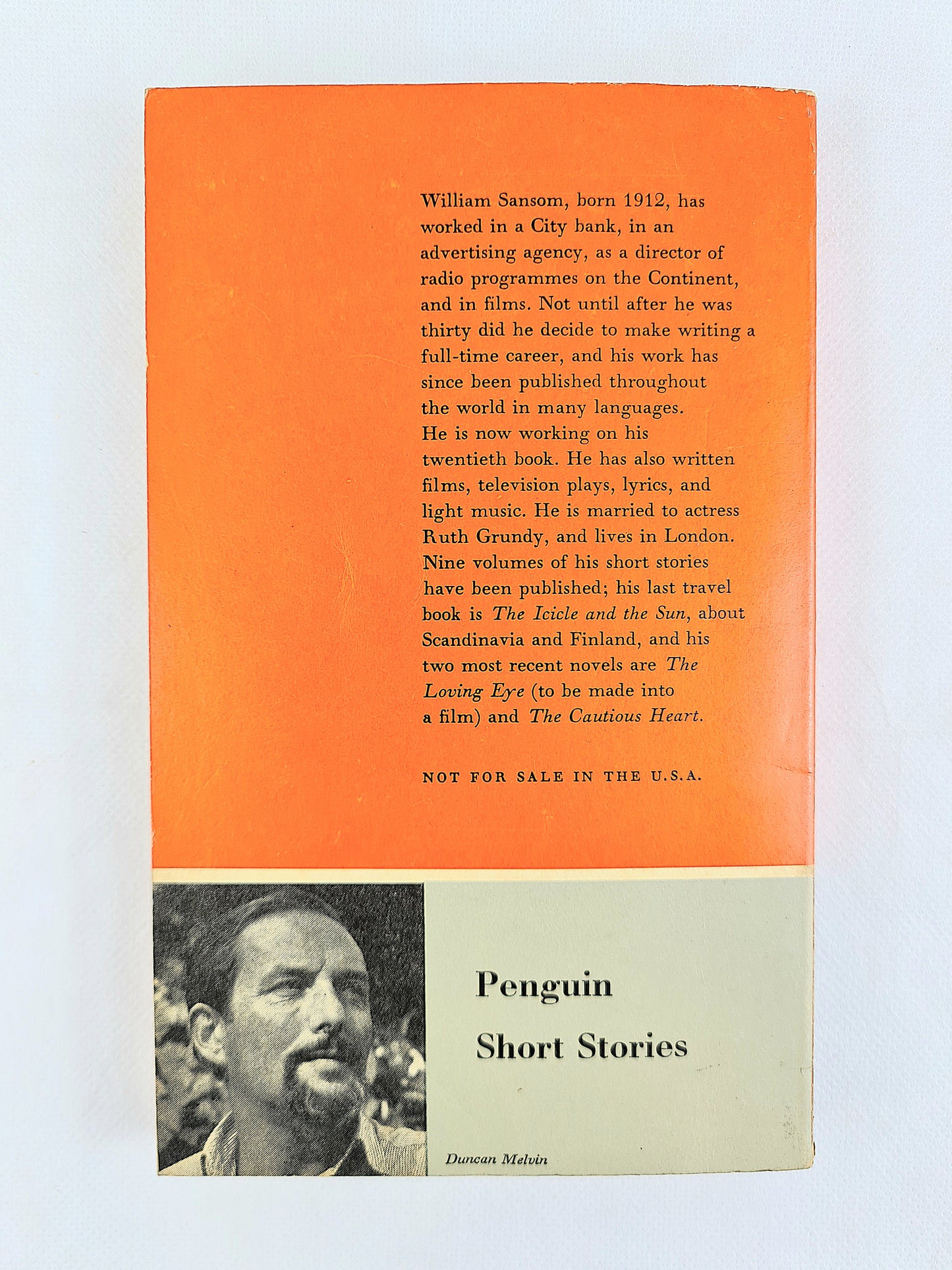 William Sanson, Selected Short Stories. Vintage penguin book