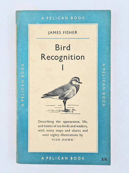 Bird Recognition, vintage Pelican book. Penguin publication 