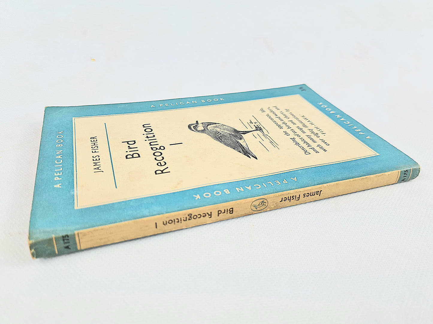 Bird Recognition 1 by James Fisher. Sea birds and waders. A vintage Pelican book