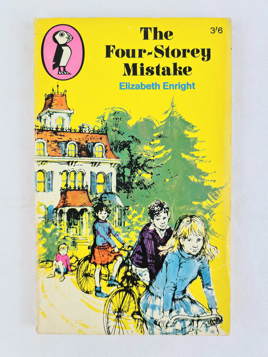 The four storey mistake, vintage childrens book. Puffin Books 