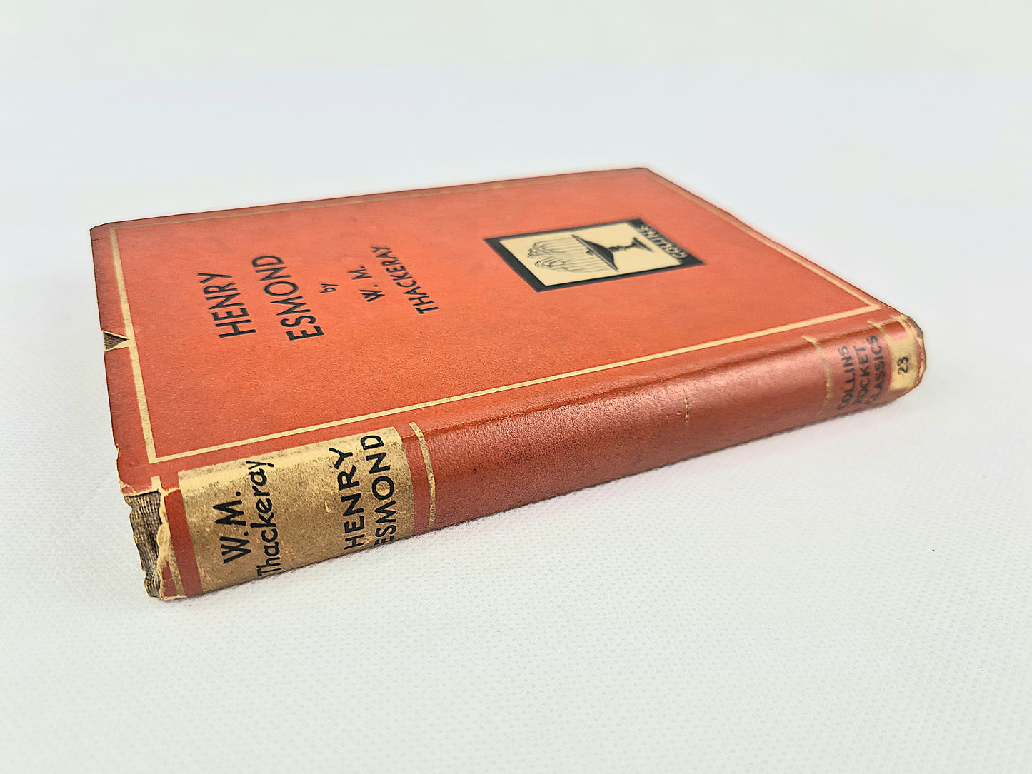 Henry Esmond by William Makepeace Thackeray. Vintage book. Illustrated Pocket Classics