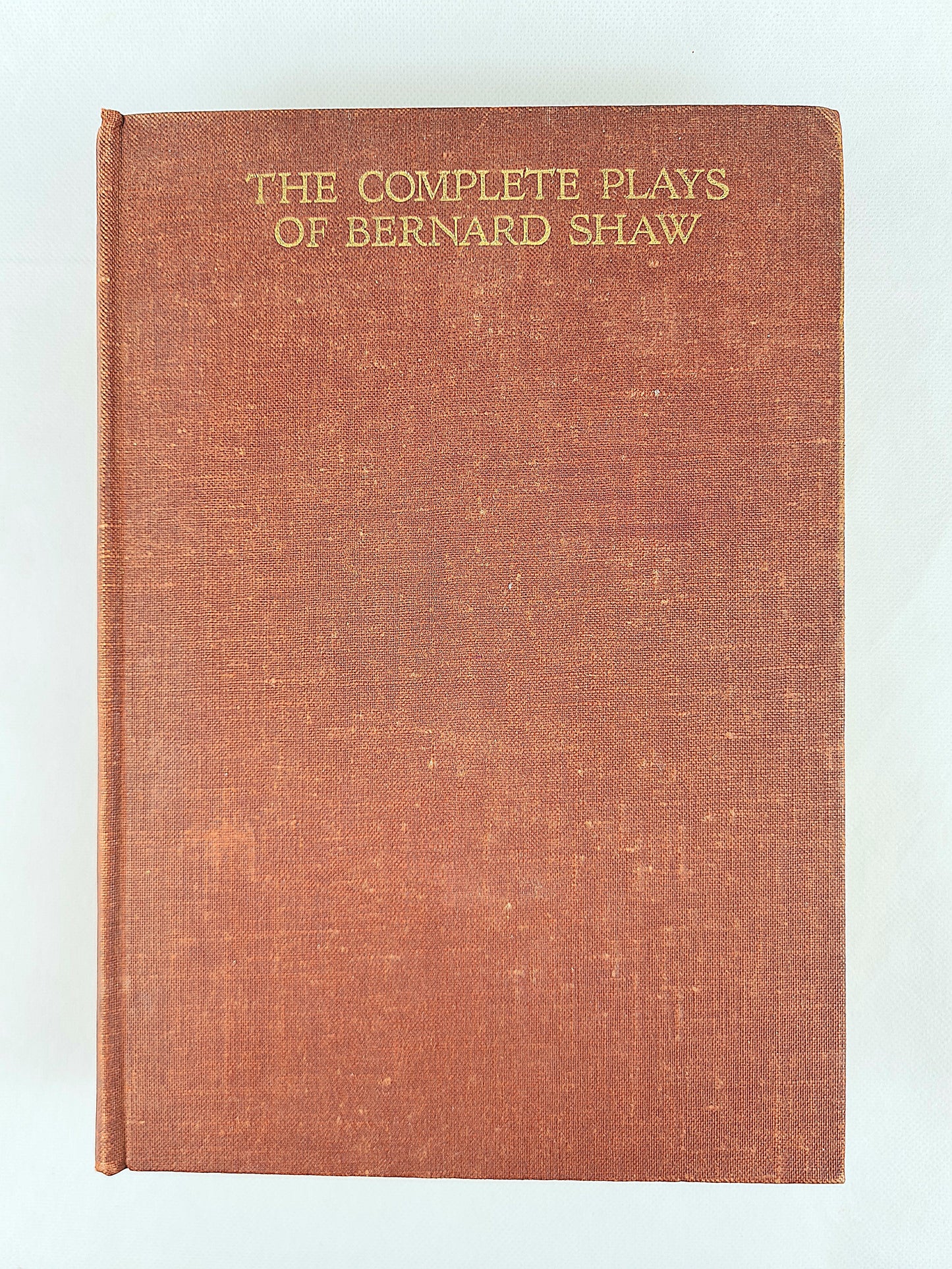 The Complete Plays Of Bernard Shaw. Large antique book