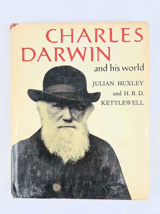 Charles Darwin and his world. Vintage science history book 