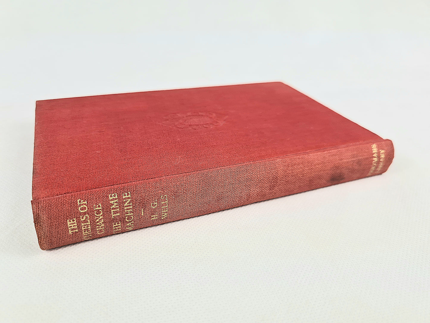 The Time Machine by H.G. Wells. Vintage Red book 