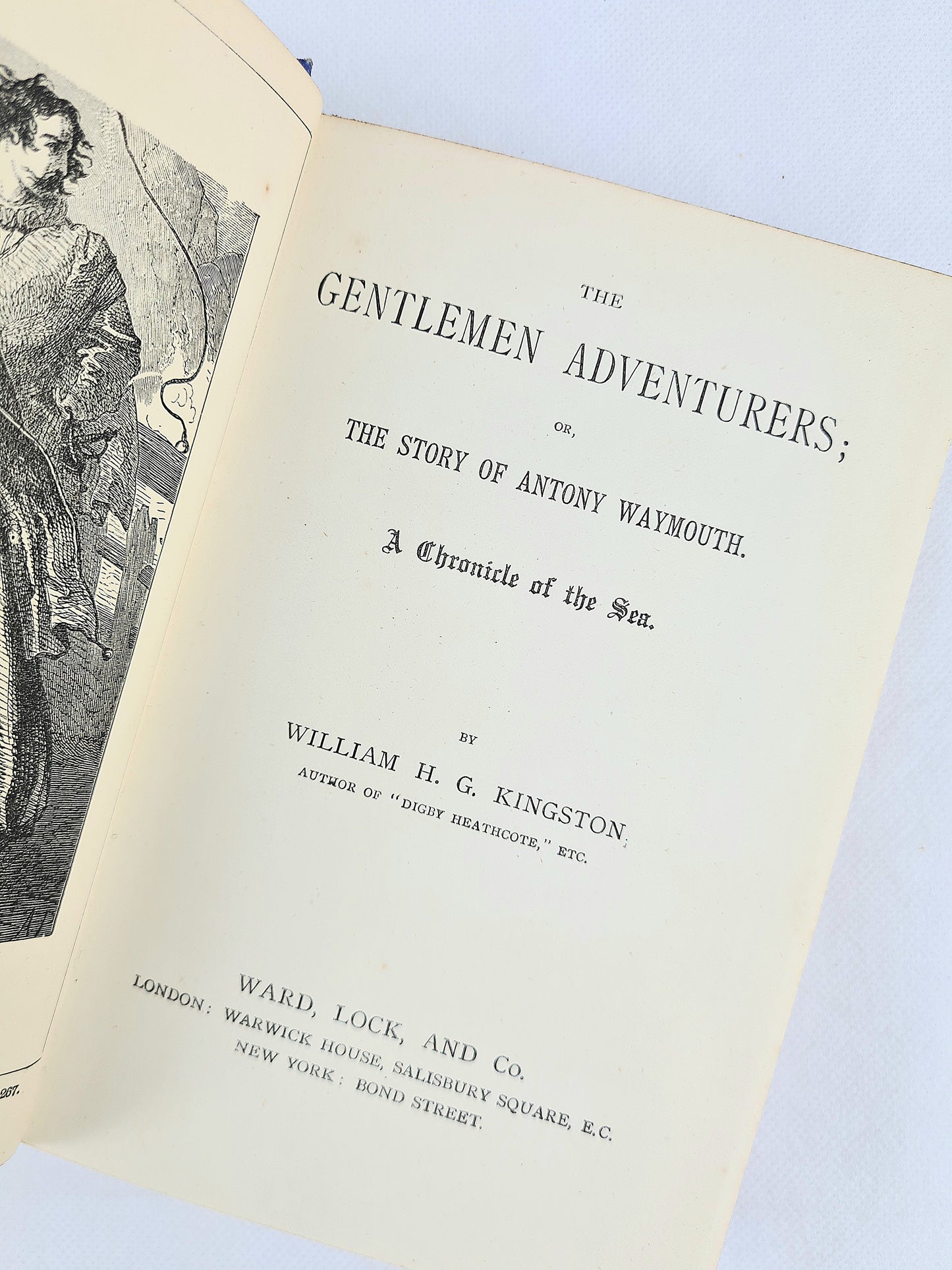 The Gentleman Adventurers by W.H.G Kingston. Illustrated antique book