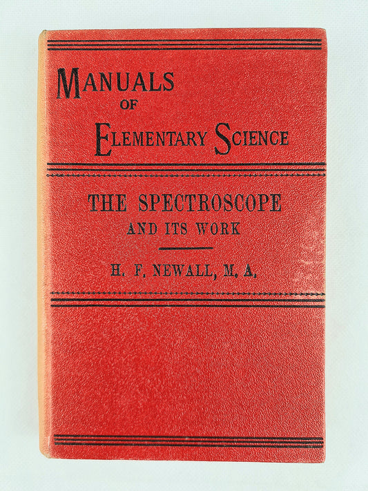 Antique science book about the Spectroscope 