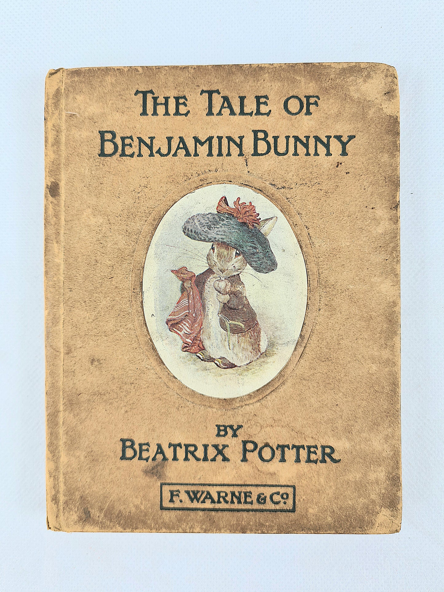 The Tale of Benjamin Bunny by Beatrix Potter. First edition 1904. Frederick Warne and Co 