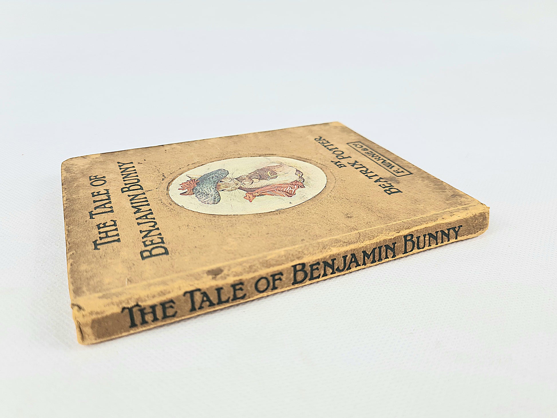 Thr Tale Of Benjamin Bunny by Beatrix Potter. First edition 1904. Frederick Warne and Co 