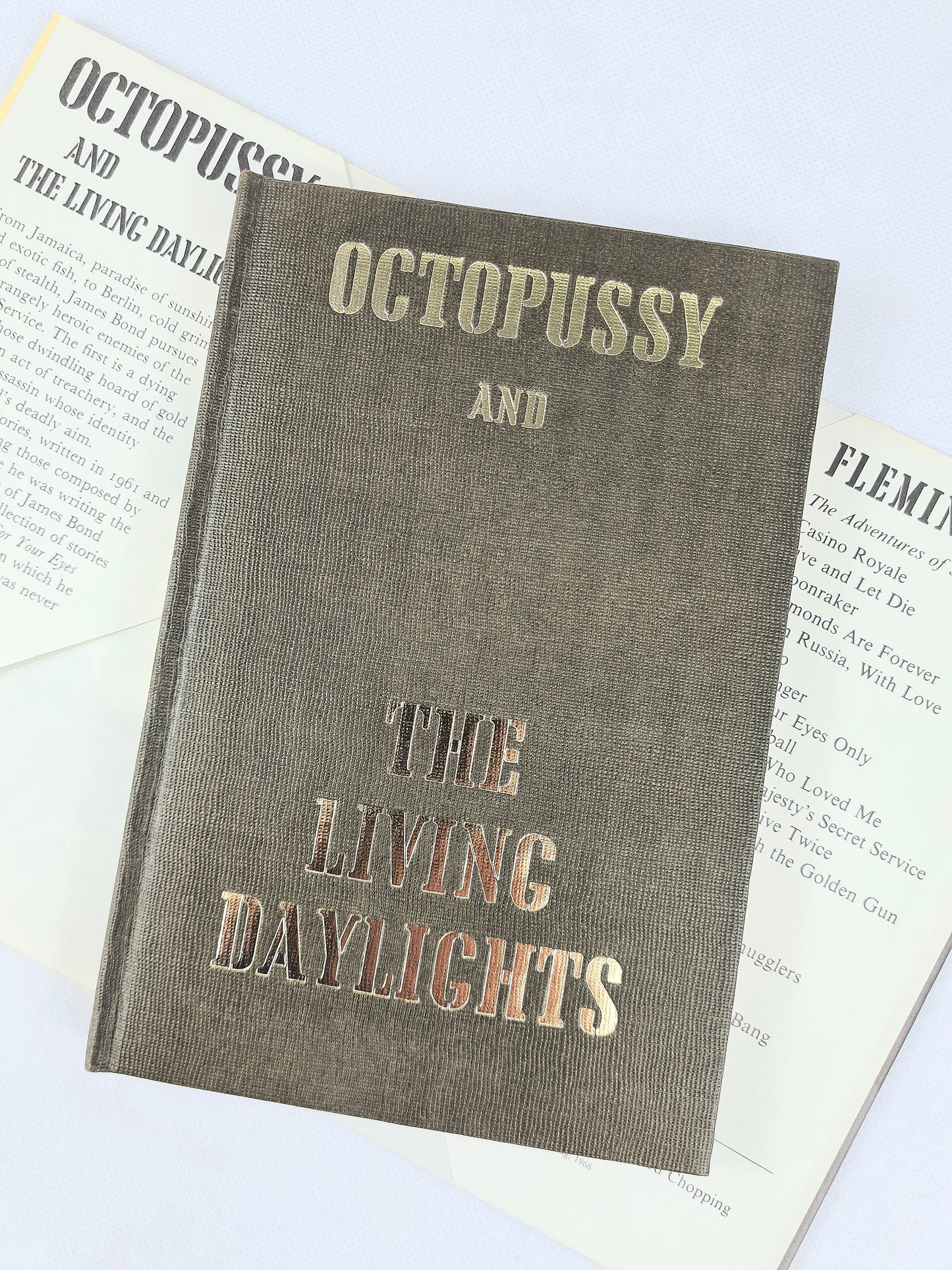 Octopussy And The Living Daylights by Ian Fleming. First edition, Jonathan Cape, 1966