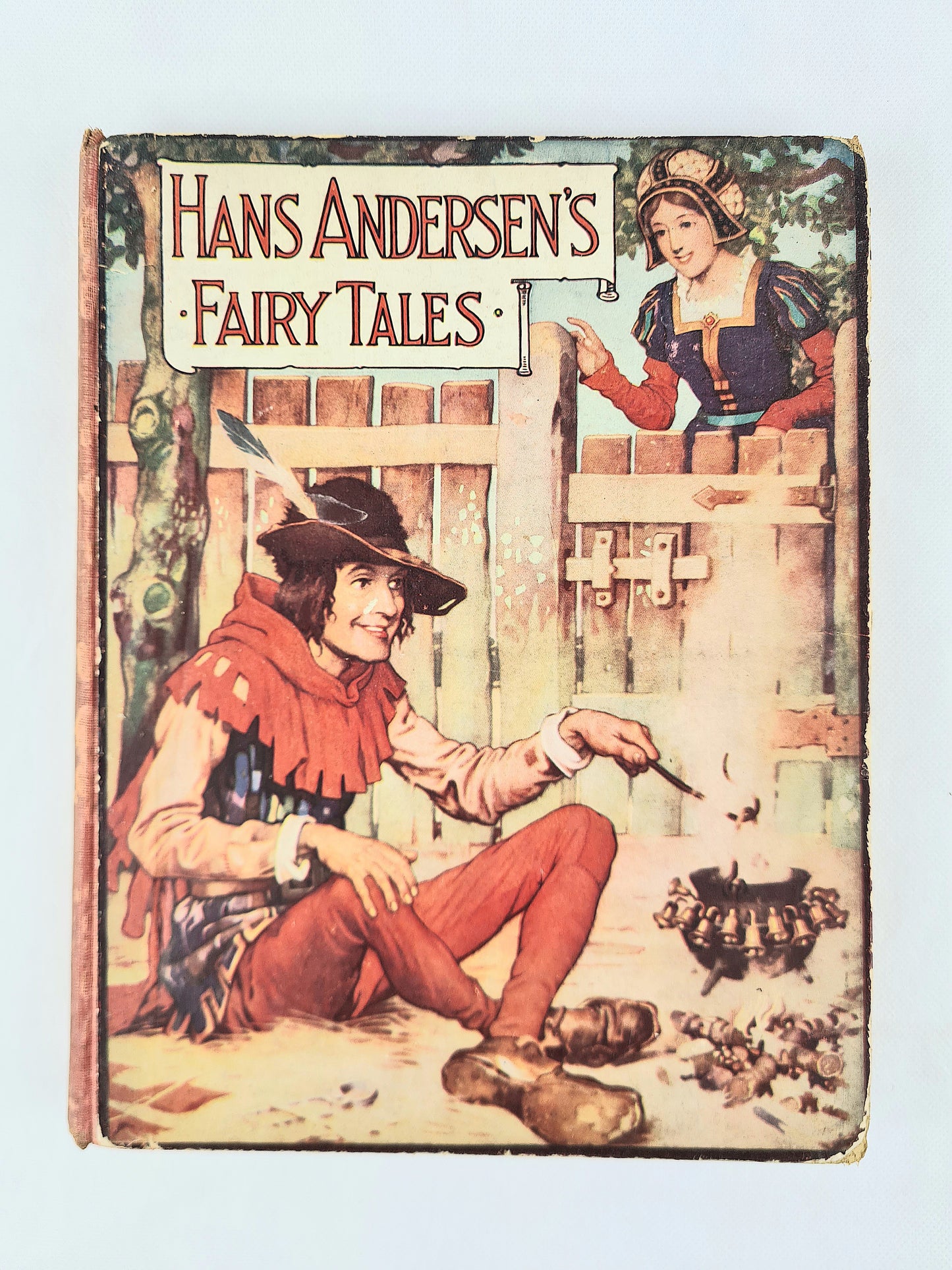 Hans Andersen's Fairy Tales. Illustrated antique childrens book with a nice cover design 