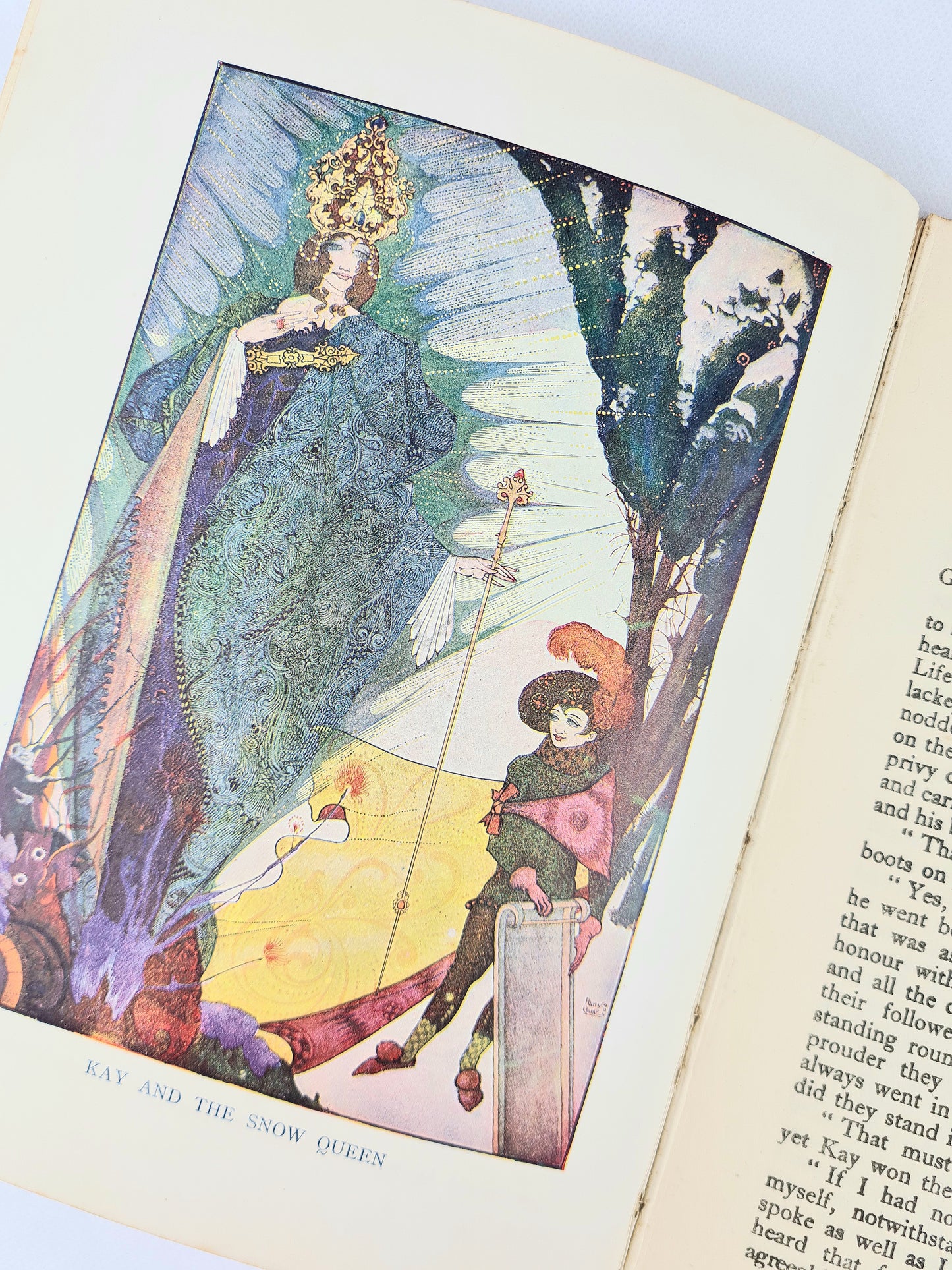 Hans Andersen's Fairy Tales. Illustrated by Harry Clarke. Vintage childrens book