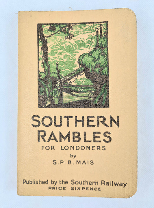 Southern Rambles. Vintage walking book for London. 