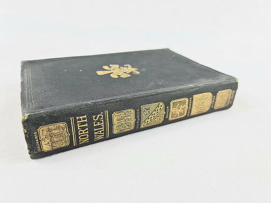 Blacks Picturesque Guide To North Wales. Antique travel guide 1886