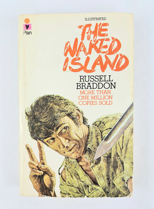 The naked island by Russell braddon. Vintage paperback book. Pan books 