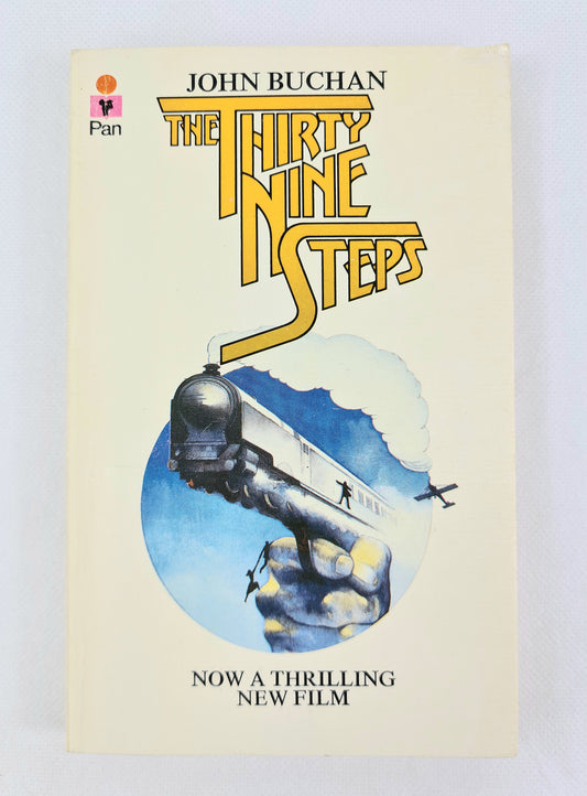 The Thirty Nine Steps by John Buchan, vintage paperback book. Pan books