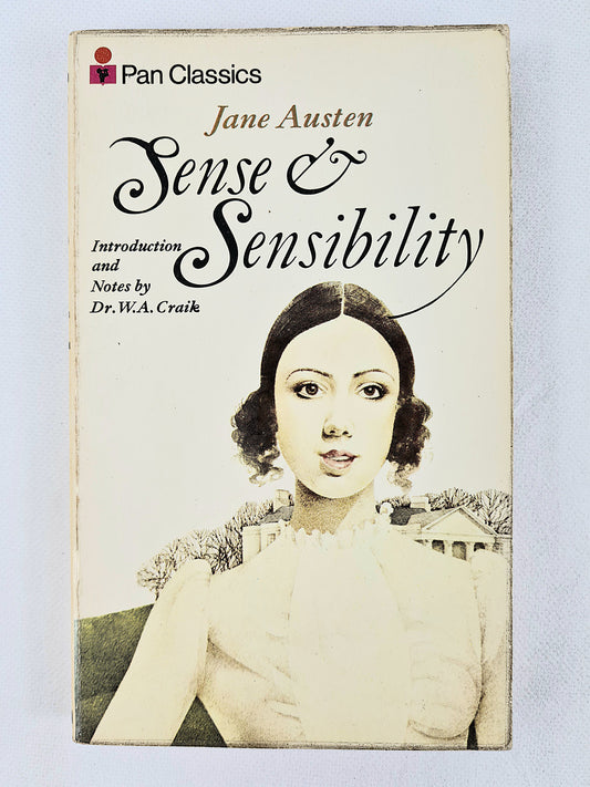 Sense and Sensibility by Jane Austen. Vintage paperback books. Pan books