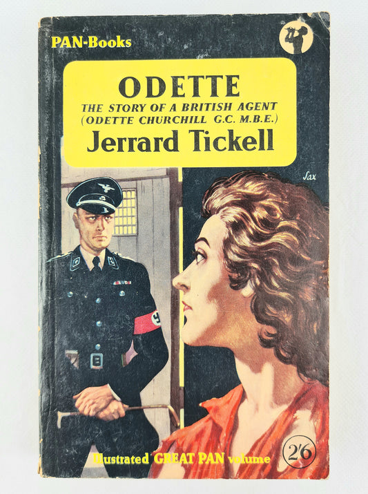 Oddette. Vintage Pan Book, vintage paperback book with a great cover design 