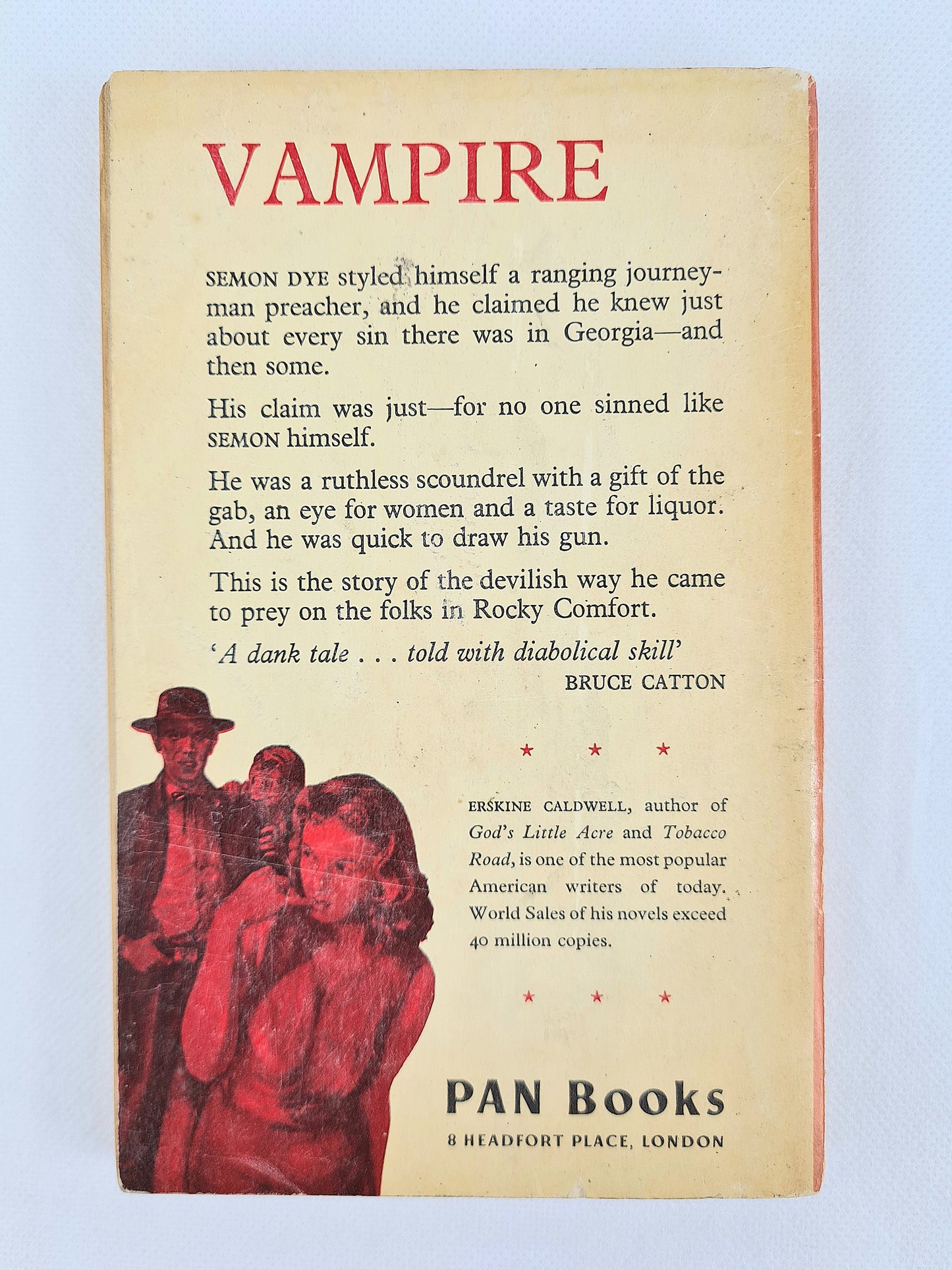 Journeyman by Erskine Caldwell. Vintage Pan Books G208