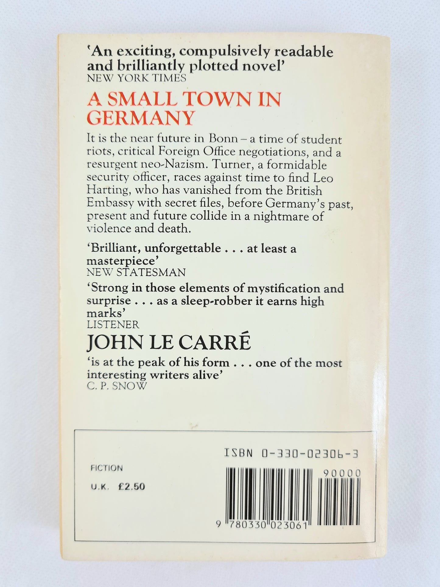 A Small Town In Germany by John Le Carre. Vintage Paperbacks