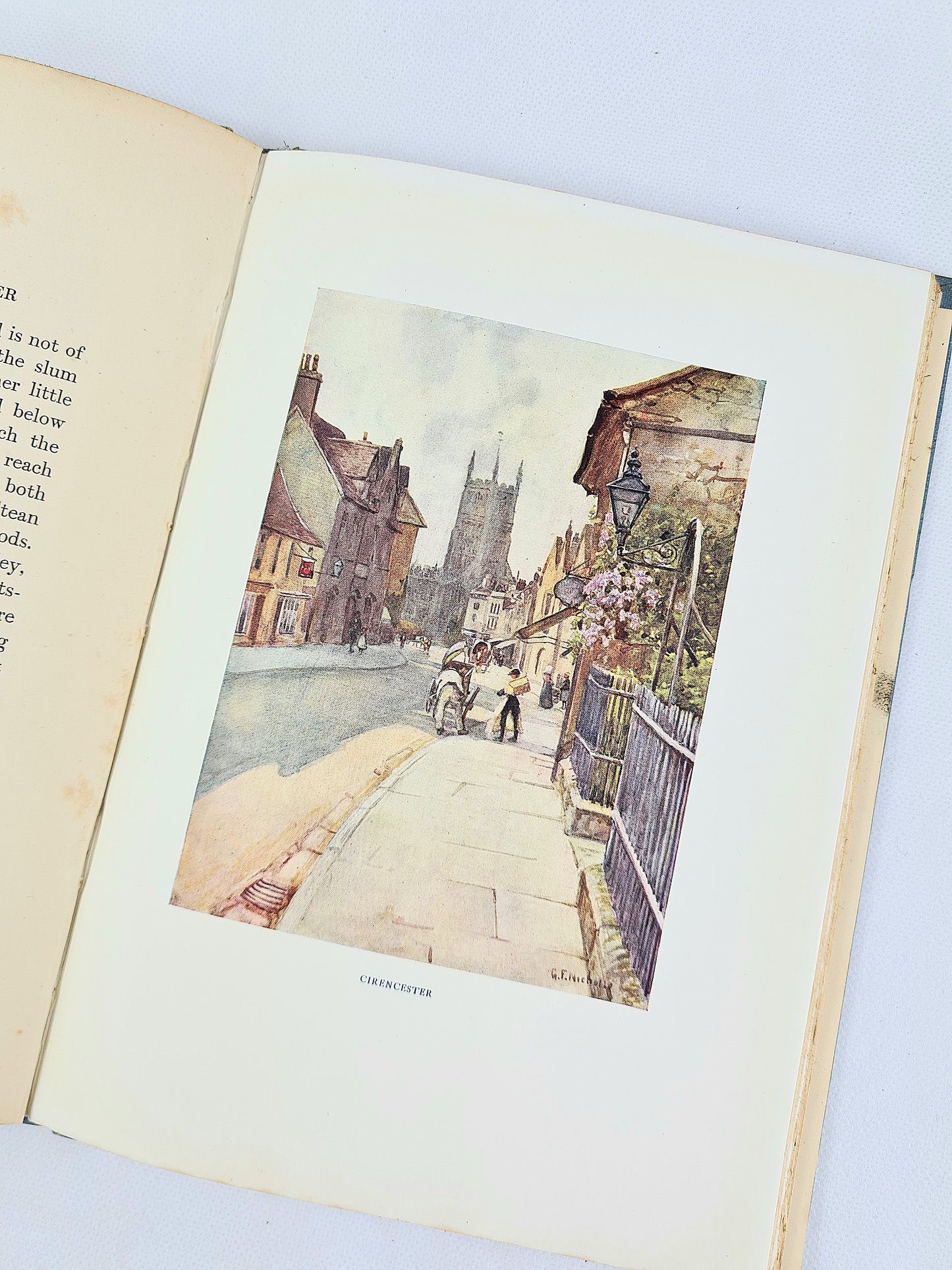 The Cotswolds by Francis Duckworth. Beautiful Britain Series. Antique travel book