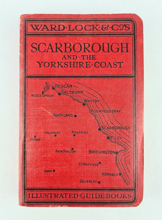 Scarborough. Vintage travel guide with maps 