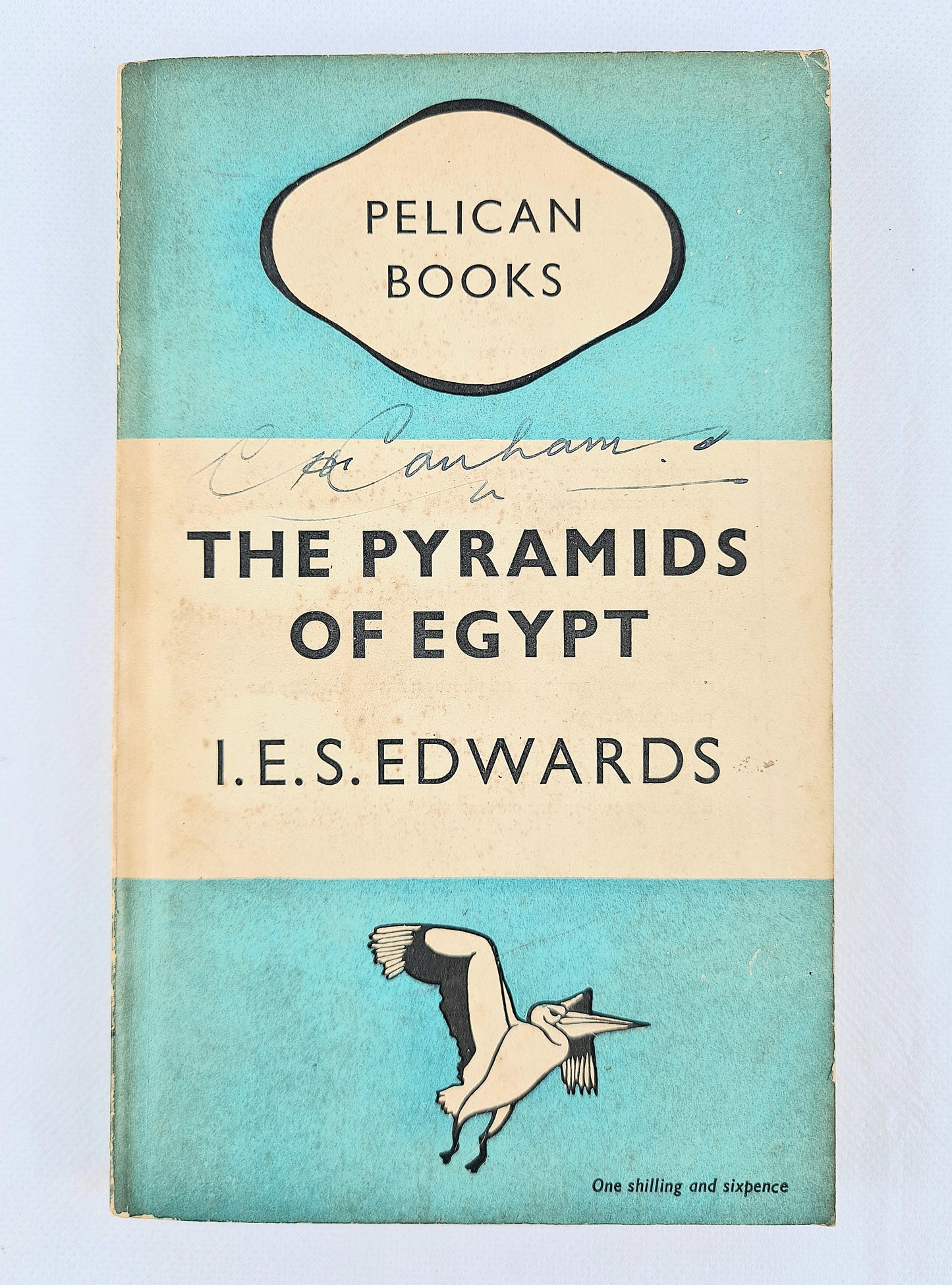 The Pyramids of Egypt. Old history book, pelican books 