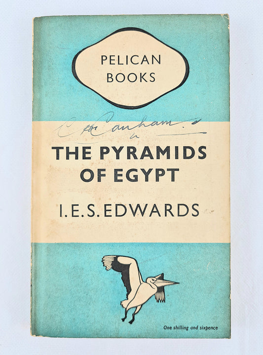 The Pyramids of Egypt. Old history book, pelican books 