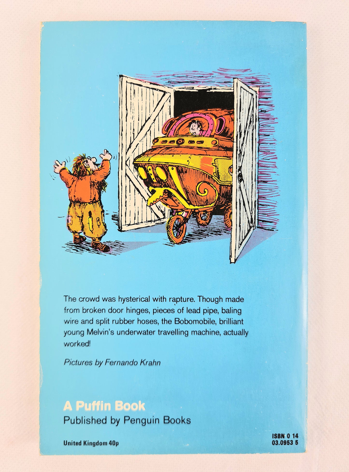 SOS Bobomobile by Jan Wahl. Vintage children's book. Puffin Books