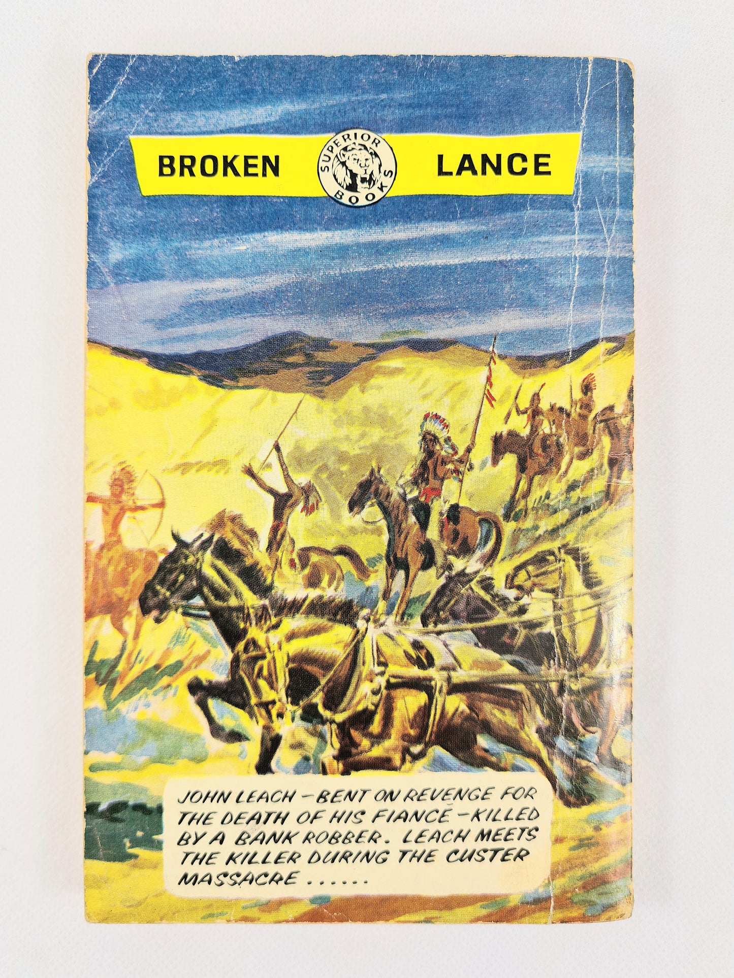 Broken Lance by Frank Gruber. Vintage paperback book