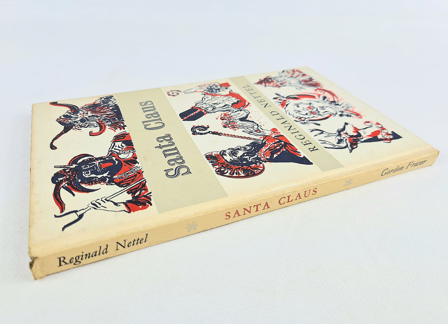 Santa Claus by Reginal Nettel. Vintage hardback book. Illustrated