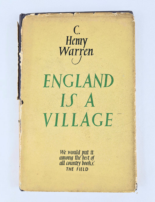 England is a village. Illustrated vintage book 