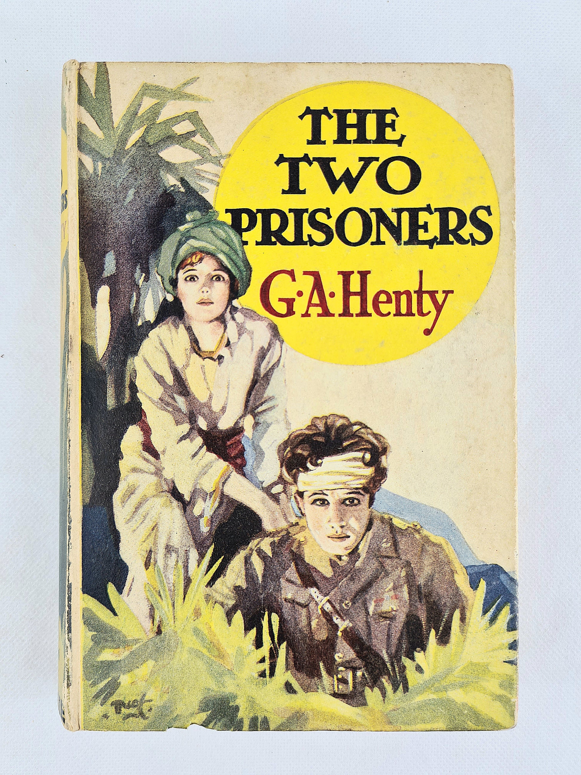 The two prisoners by G.A Henty. Vintage hardback book 