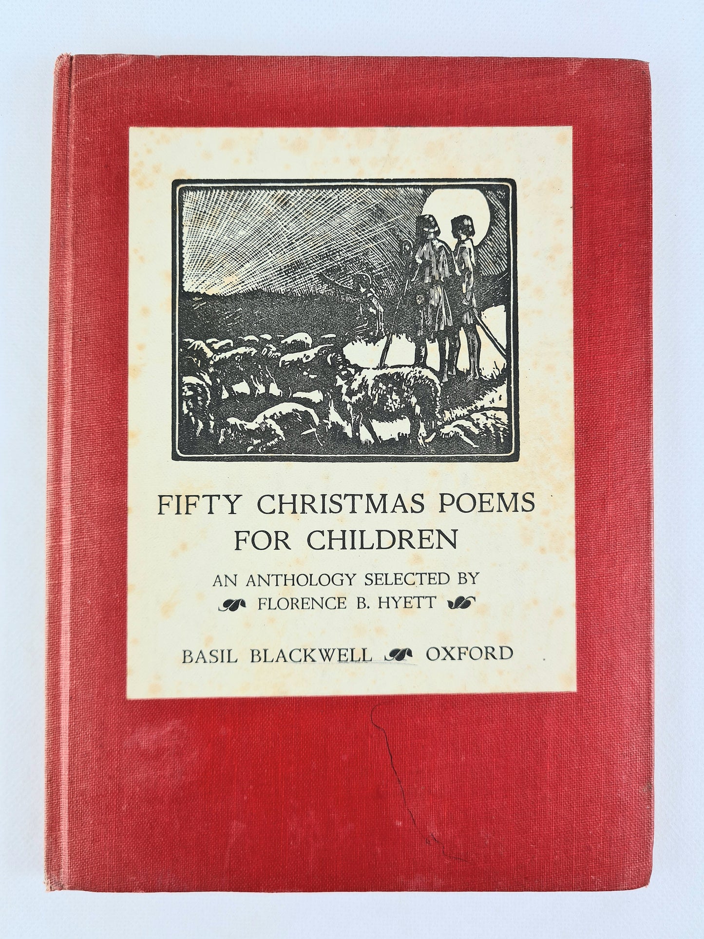 Fifty Christmas Poems For Children. Vintage hardback book 