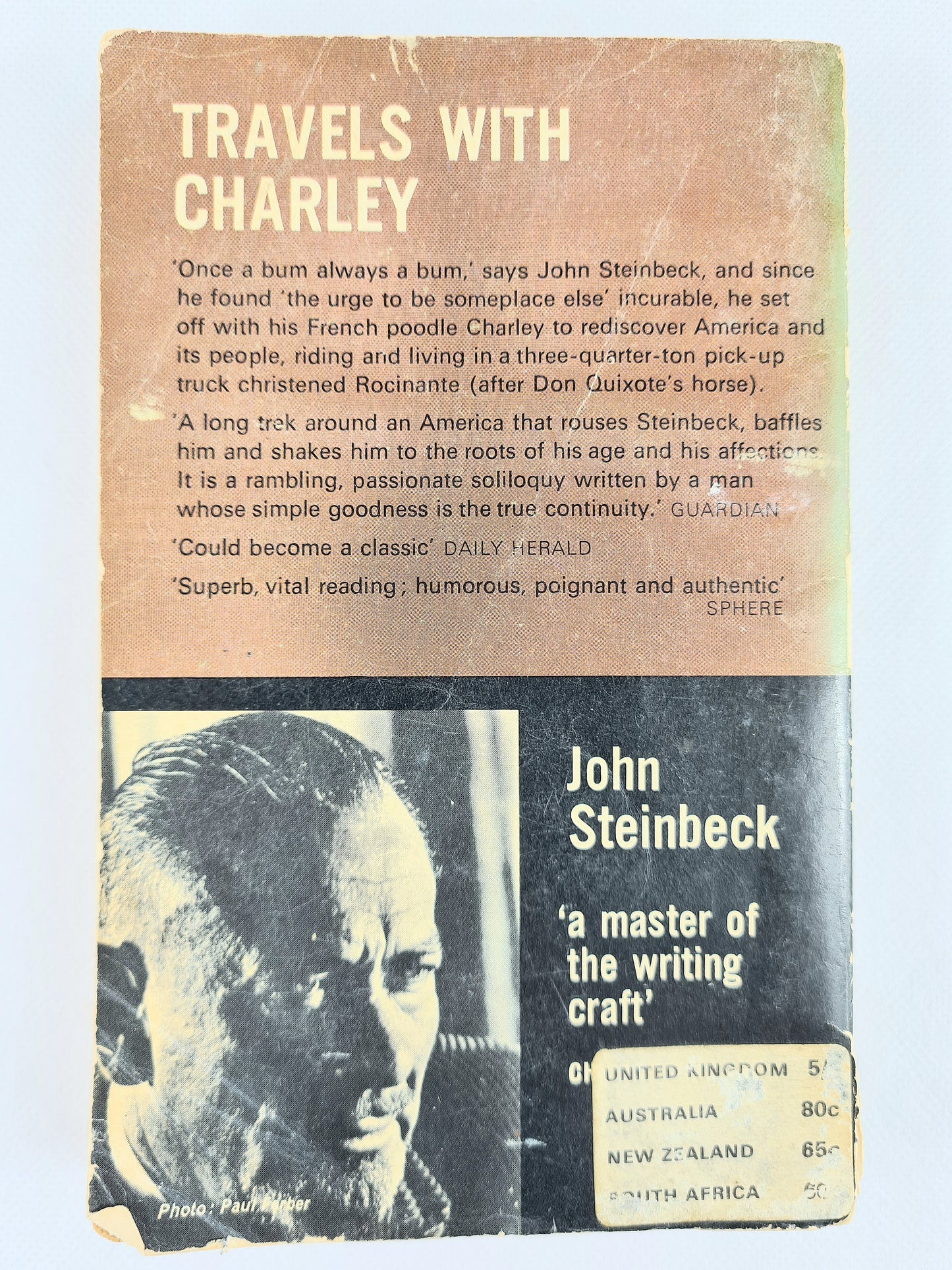 Travels With Charley by John Steinbeck. Pan books M110