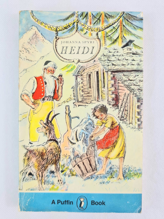 Heidi by johanna spyri. Old children's book 