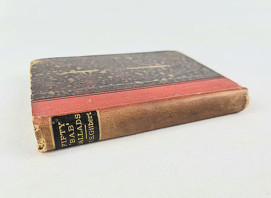 Fifty bab ballads, antique poetry books 