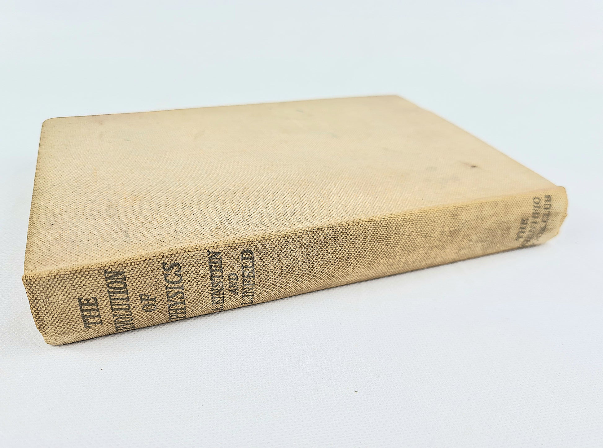 The evolution of physics by Albert Einstein. Vintage science book