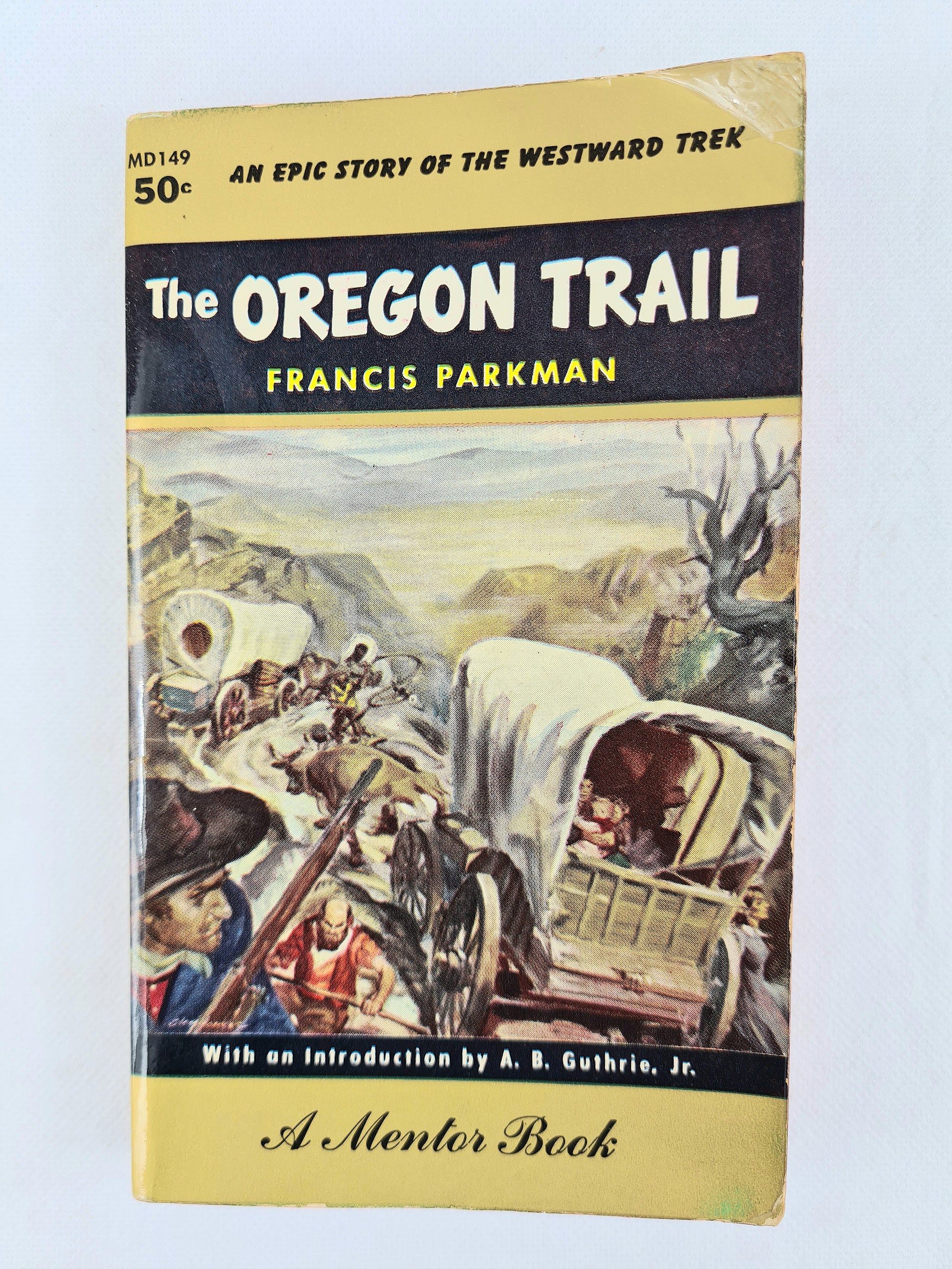 The oregon trail. Old Paperback book