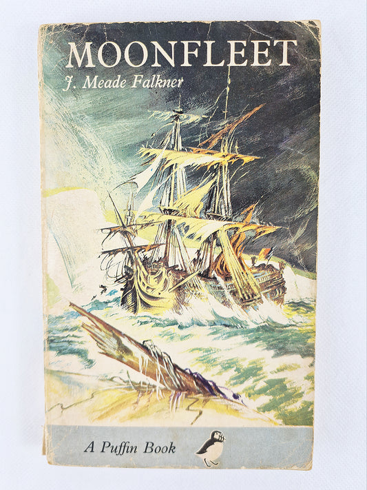 Moonfleet, vintage childrems book with a nice cover design 