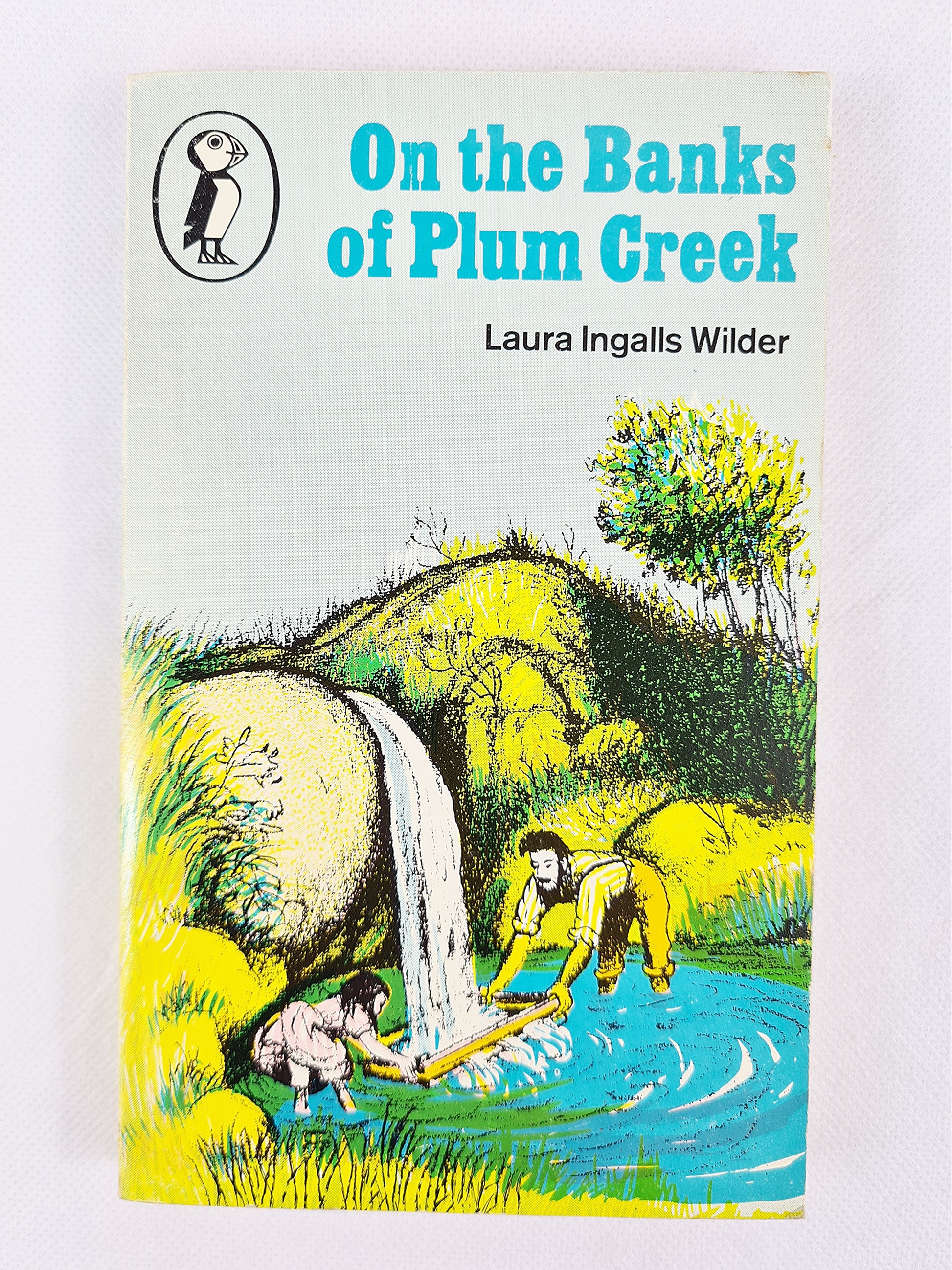 Vintage childrens book, on the Banks of Plum Creek 