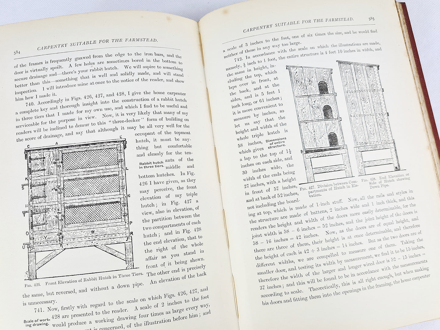 Home Carpentry for Handy Men by Francis Chilton-Young. Illustrated antique book