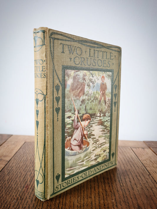 Antique childrens book with a decorative cover